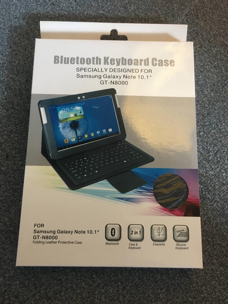 Bluetooth Keyboard Case for Samsung Galaxy 22-5, Ophalen of Verzenden, Nieuw, 10 inch, Bescherming voor- en achterkant
