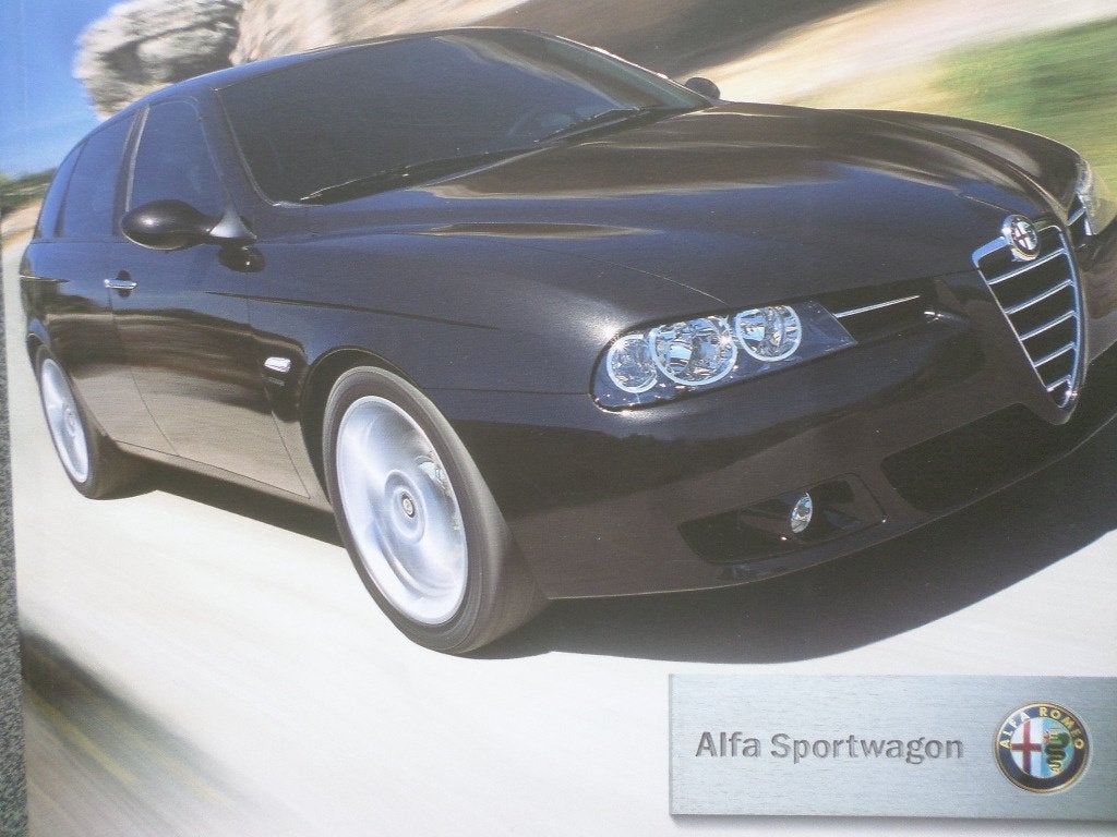 Alfa Romeo 156 Sportwagon Brochure, Ophalen of Verzenden, Zo goed als nieuw, Alfa Romeo
