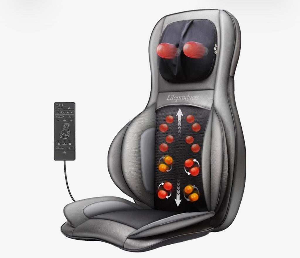 Lifeproducts Shiatsu massagestoel, Ophalen, Zo goed als nieuw, Massagestoel of Kussen
