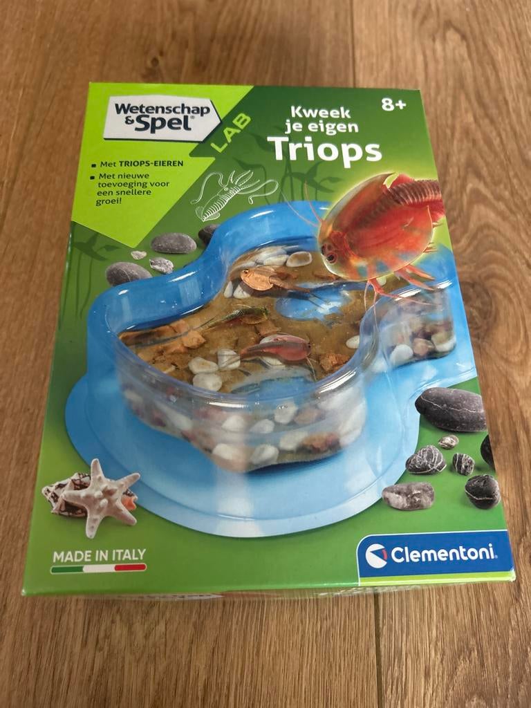 Triops Kweekset - Clementoni Wetenschap & Spel, Kinderen en Baby's, Speelgoed | Educatief en Creatief, Nieuw, Ontdekken, Ophalen of Verzenden