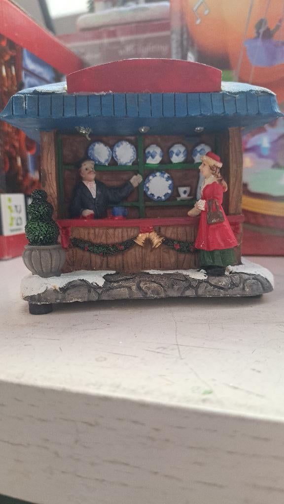 Marktkraam,kerstdorp (Z260-11), Ophalen of Verzenden, Zo goed als nieuw