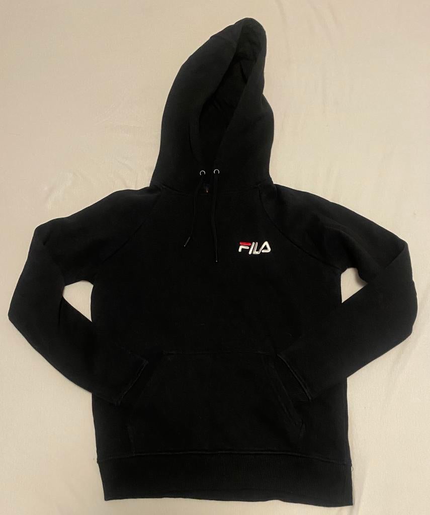 Zwarte Fila trui, Ophalen, Zo goed als nieuw, Maat 34 (XS) of kleiner, Zwart