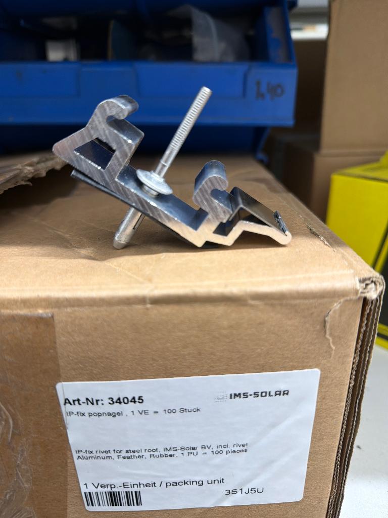 IP-Fix popnagel / IMS-Solar (500st), Doe-het-zelf en Verbouw, Ophalen, Nieuw