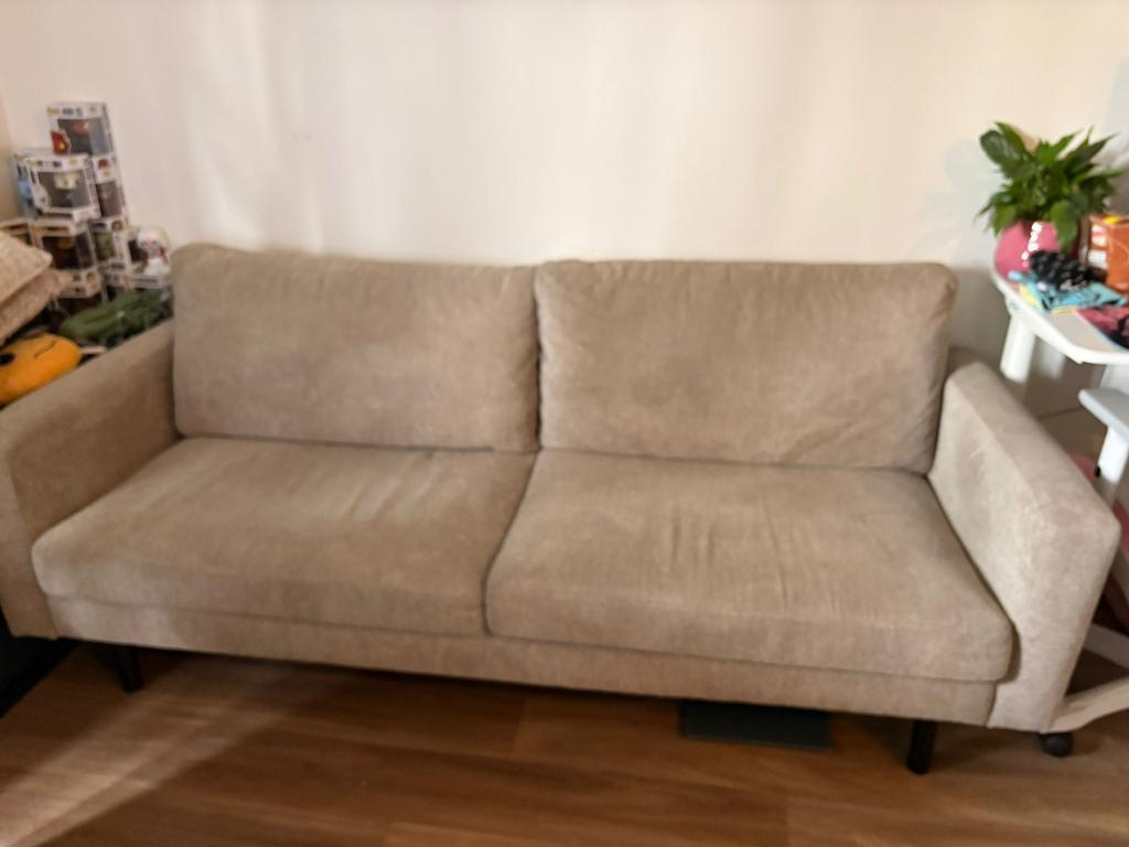 Bank in uitstekende staat!, Ophalen, 100 tot 125 cm, 150 tot 200 cm, Rechte bank