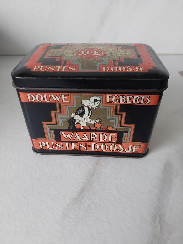 Vintage Douwe Egberts punten doosje, Verzamelen, Ophalen of Verzenden