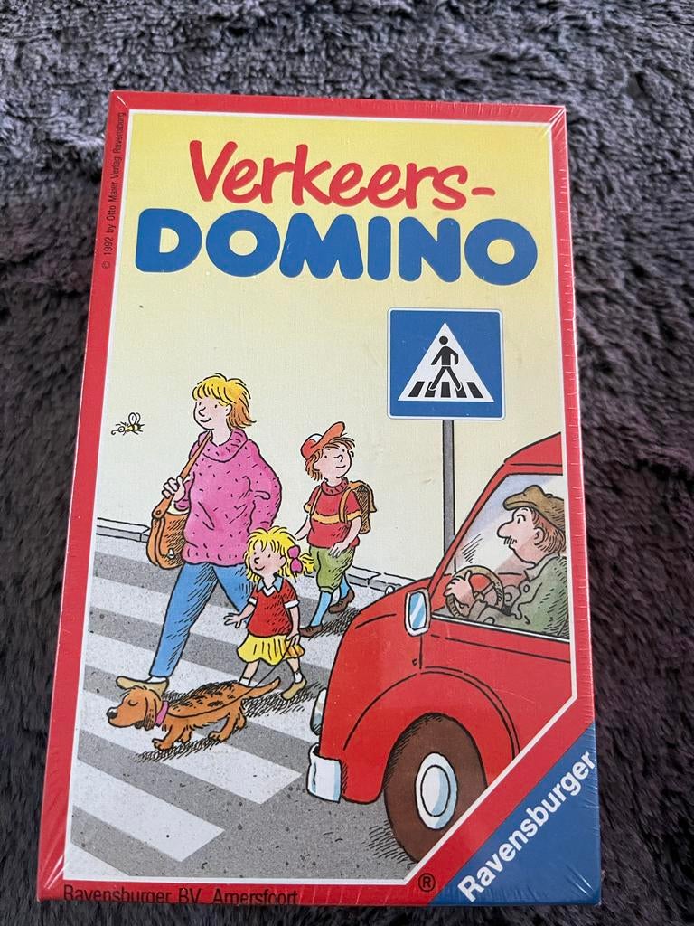 Ravensburger Verkeersdomino 1992 - Vintage Kinderspel, Ophalen of Verzenden, Gebruikt