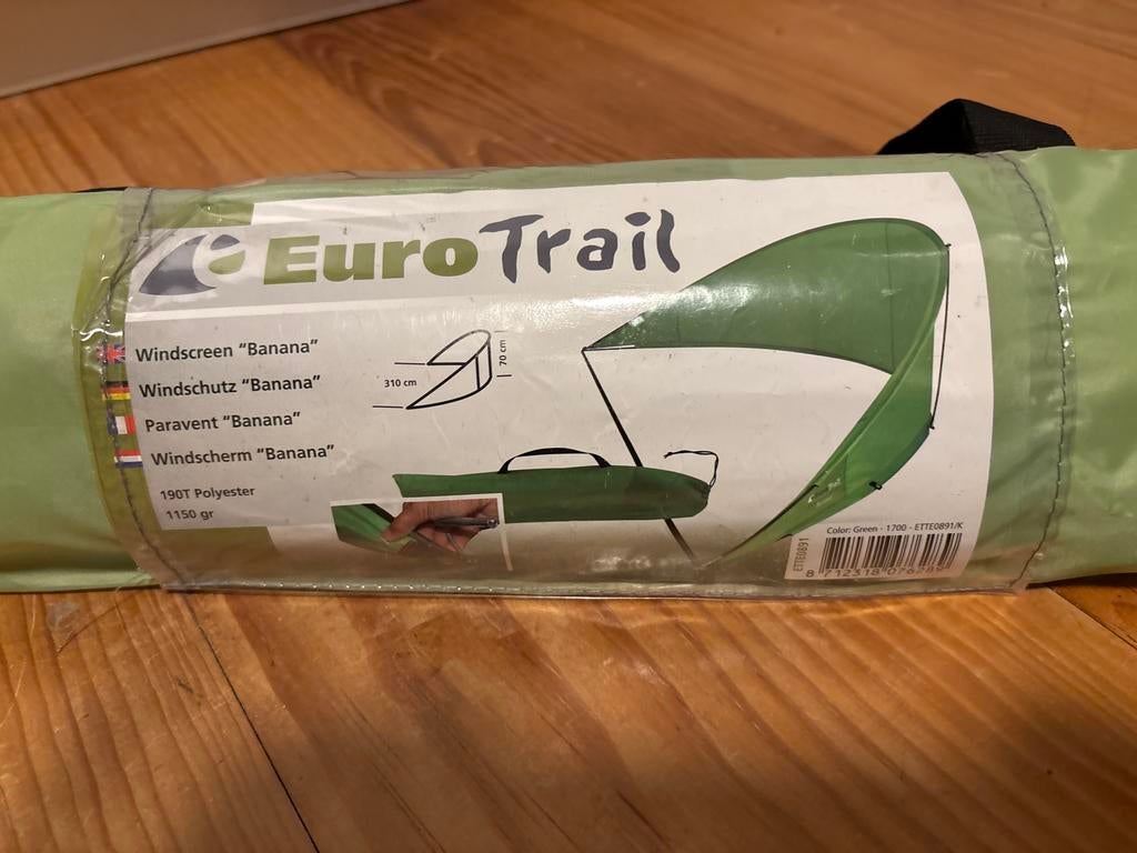 EuroTrail Banana Windscherm -  nieuw, Ophalen of Verzenden, Nieuw
