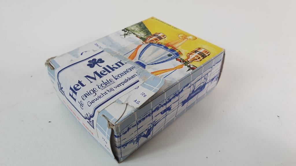 Doosje Melkmeisje Karnemelk Zeep, vintage. 4C7, Tweedehands verkoop, Tweedehands verkoop, Gebruikt, Geen@idee.nl