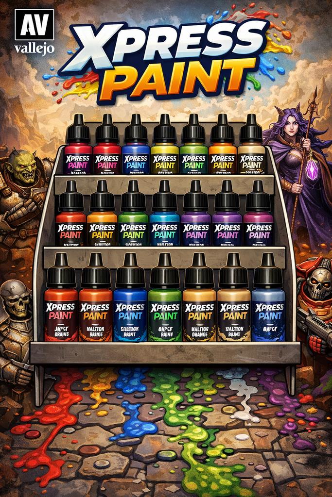(NIEUW) Vallejo Xpress paints per stuk, Hobby en Vrije tijd, Wargaming, Nieuw, Ophalen of Verzenden