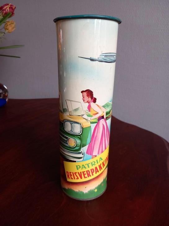 Patria retro blik, Verzamelen, Blikken, Ophalen of Verzenden, Zo goed als nieuw, Overige