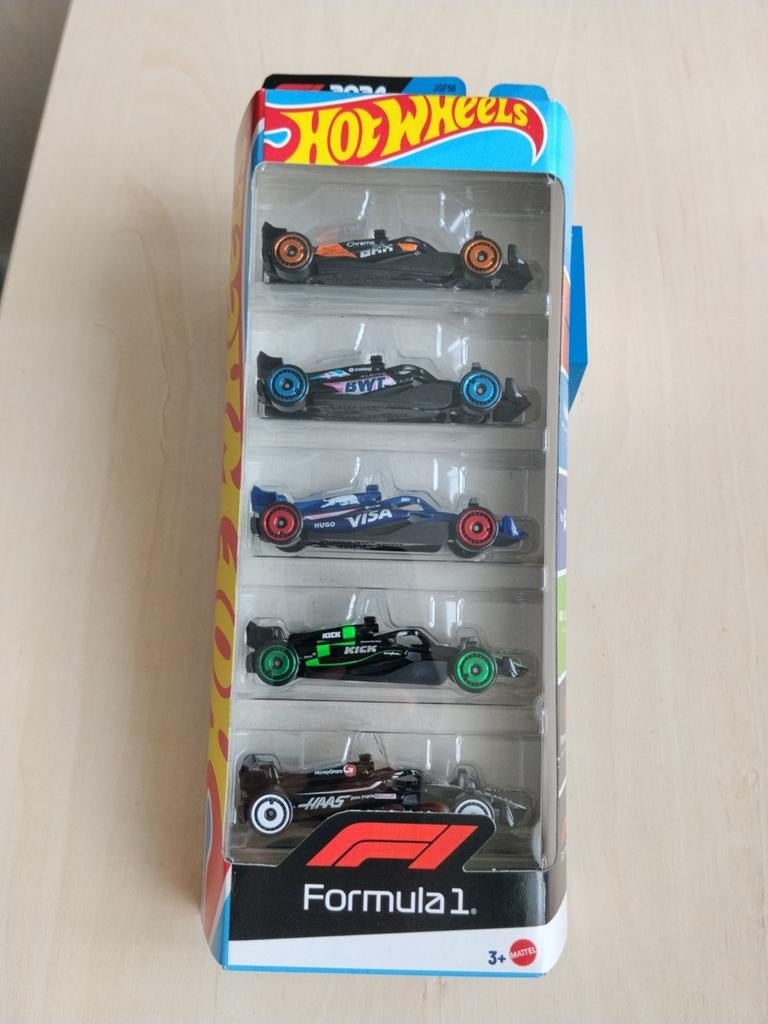 Hot Wheels hotwheels 5-pack formula 1, Ophalen of Verzenden, Nieuw, Auto