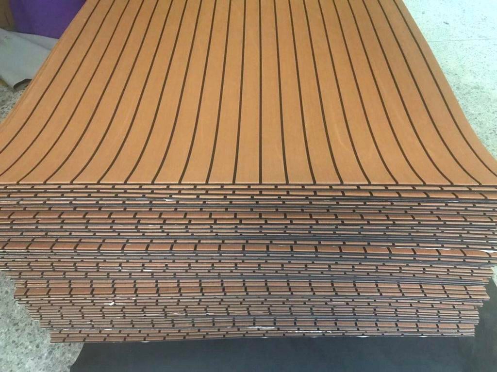 EVA Foam Teak met 3M Zelfklevende 240 x 90 x 0,6 cm, Watersport en Boten, Ophalen of Verzenden, Nieuw
