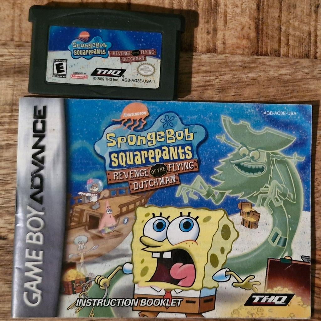 Spongebob Revenge Flying Dutchman - GBA, Spelcomputers en Games, Games | Nintendo Game Boy, Gebruikt, Avontuur en Actie, 1 speler