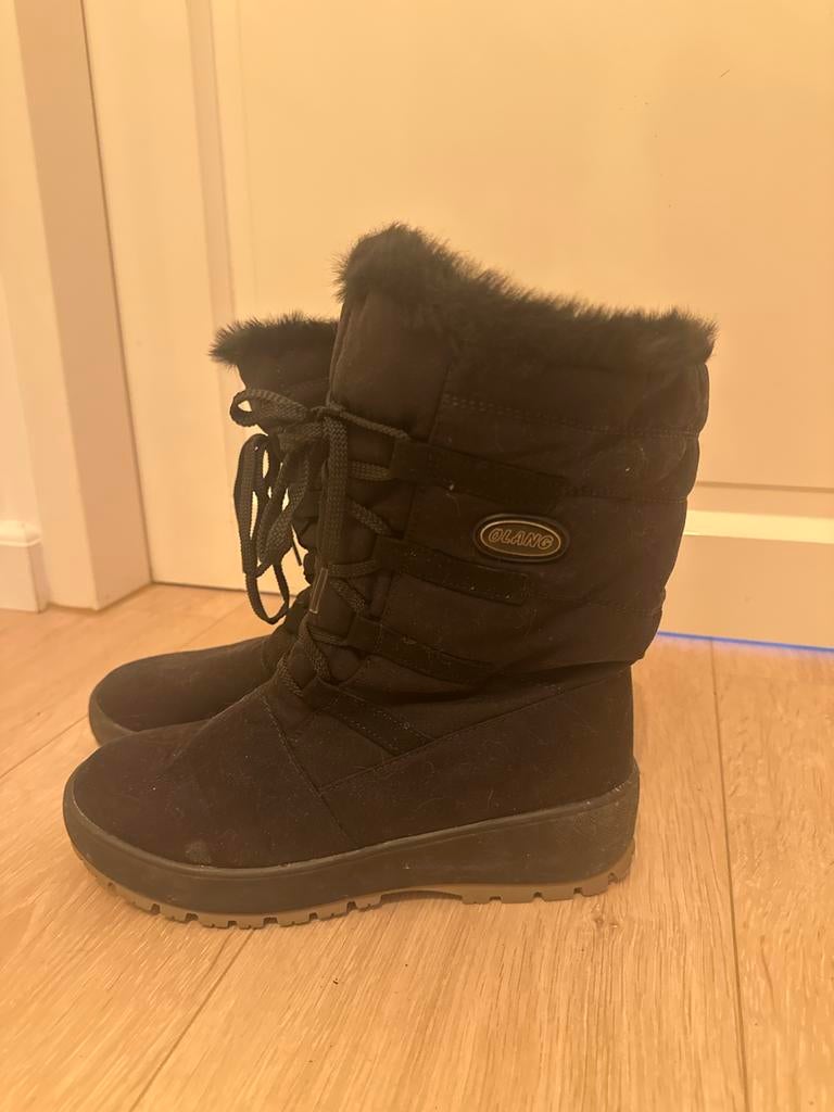 Olang Snowboots Dames - Perfect voor de winter! Maat 39, Ophalen of Verzenden, Zo goed als nieuw, Zwart, Snowboots