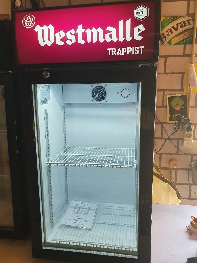 Glasdeur koelkast, Witgoed en Apparatuur, 85 tot 120 cm, Zonder vriesvak, 75 tot 100 liter, Nieuw