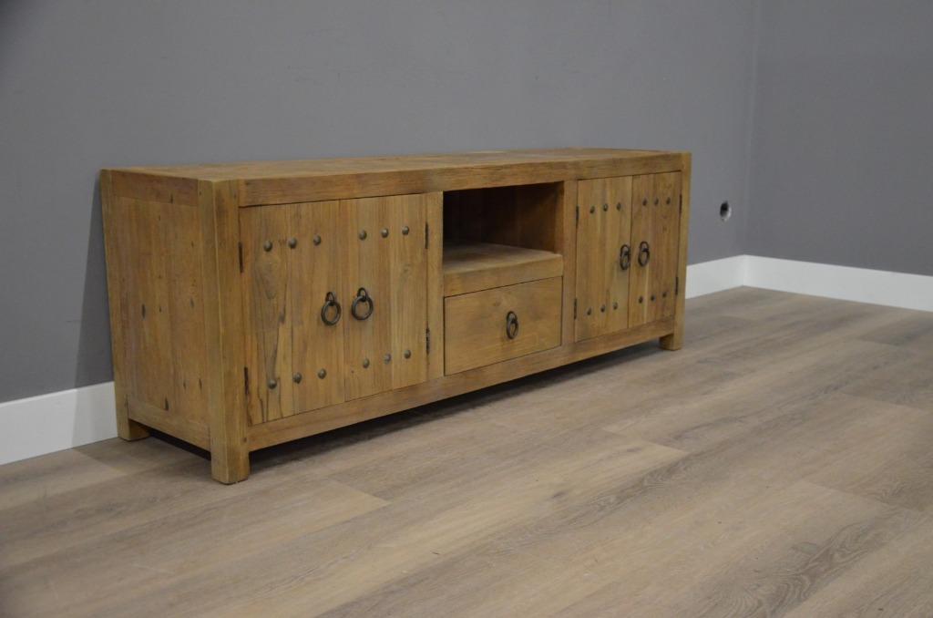 Tv meubel robuust 150 cm, 100 tot 150 cm, Nieuw, Ophalen of Verzenden, Minder dan 100 cm