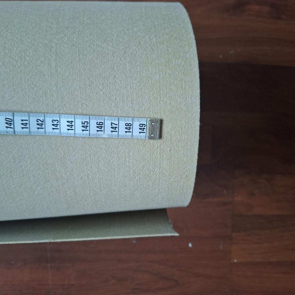 Tassenbodem op rol - Geperste vezels, Hobby en Vrije tijd, Stoffen en Lappen, Ophalen, Overige materialen, 120 cm of meer, Beige