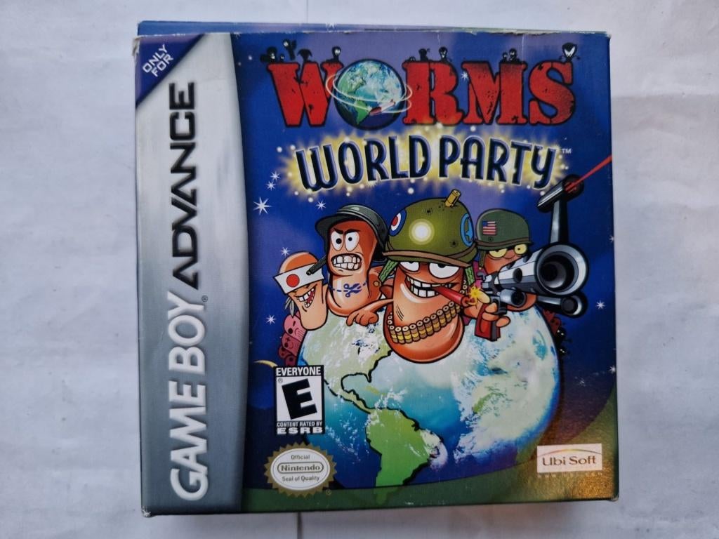 WORMS world party, Spelcomputers en Games, Games | Nintendo Game Boy, Gebruikt, 1 speler, Racen en Vliegen, Ophalen of Verzenden