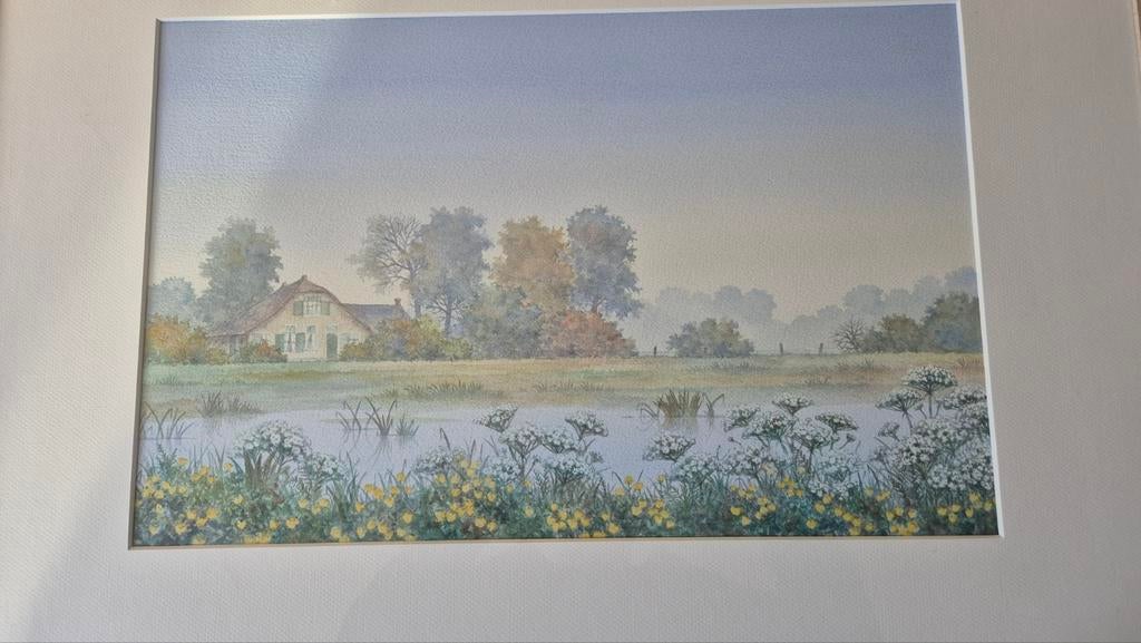 Schilderij landschap Denkor, Ophalen