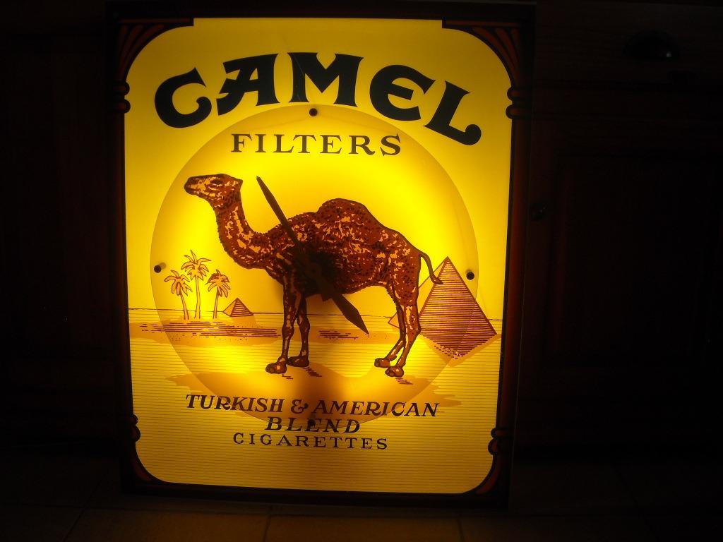 Camel neonreclame, Ophalen, Zo goed als nieuw, Lichtbak of (neon) lamp