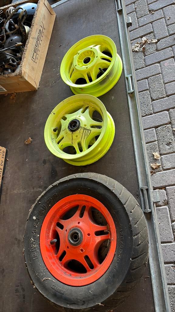 Gilera yce wielen gebruikt, Fietsen en Brommers, Ice, Overige typen, Piaggio/Gilera, Ophalen of Verzenden