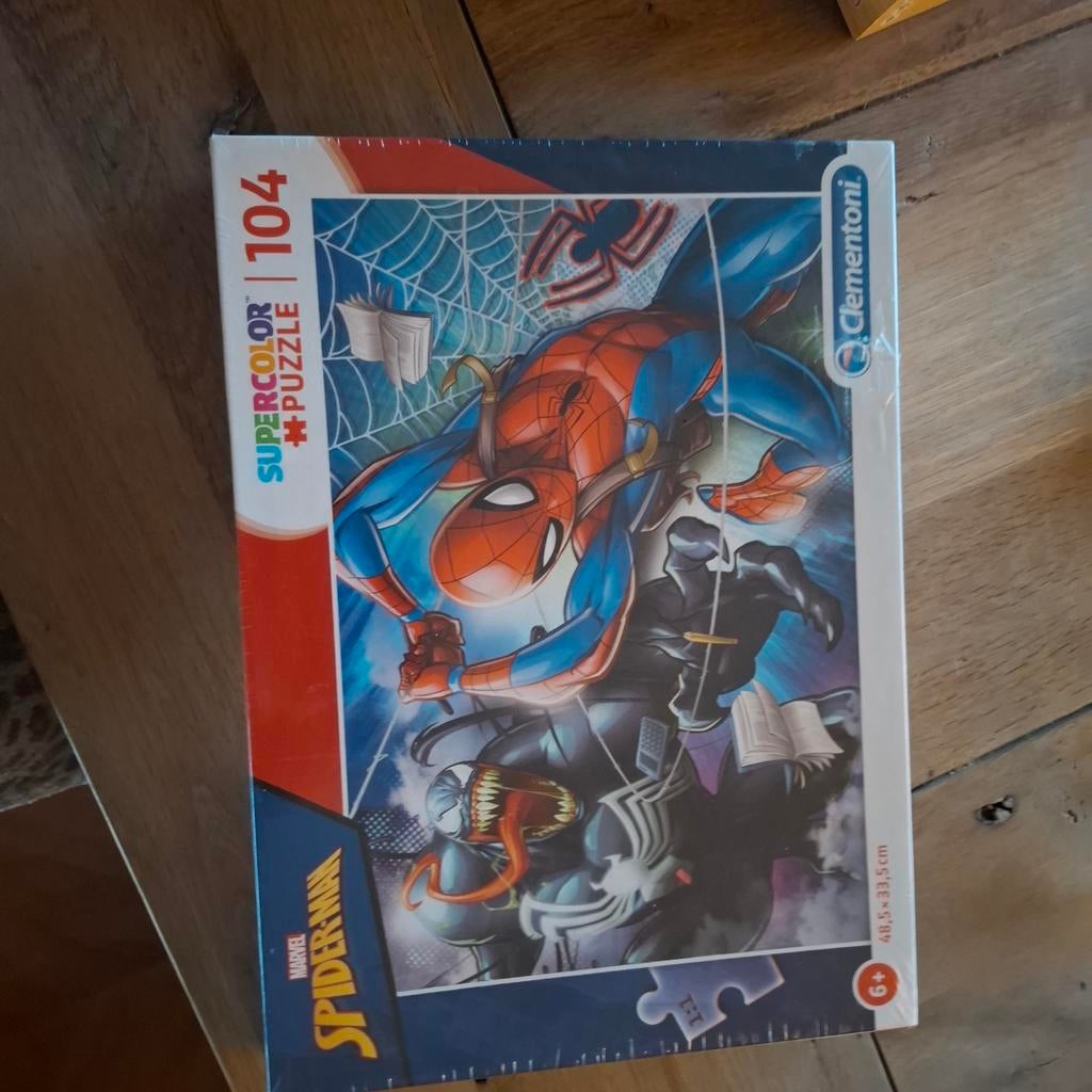 Spiderman Puzzel - Nieuw in Verpakking!, Ophalen of Verzenden, Meer dan 50 stukjes, Nieuw, 6 jaar of ouder