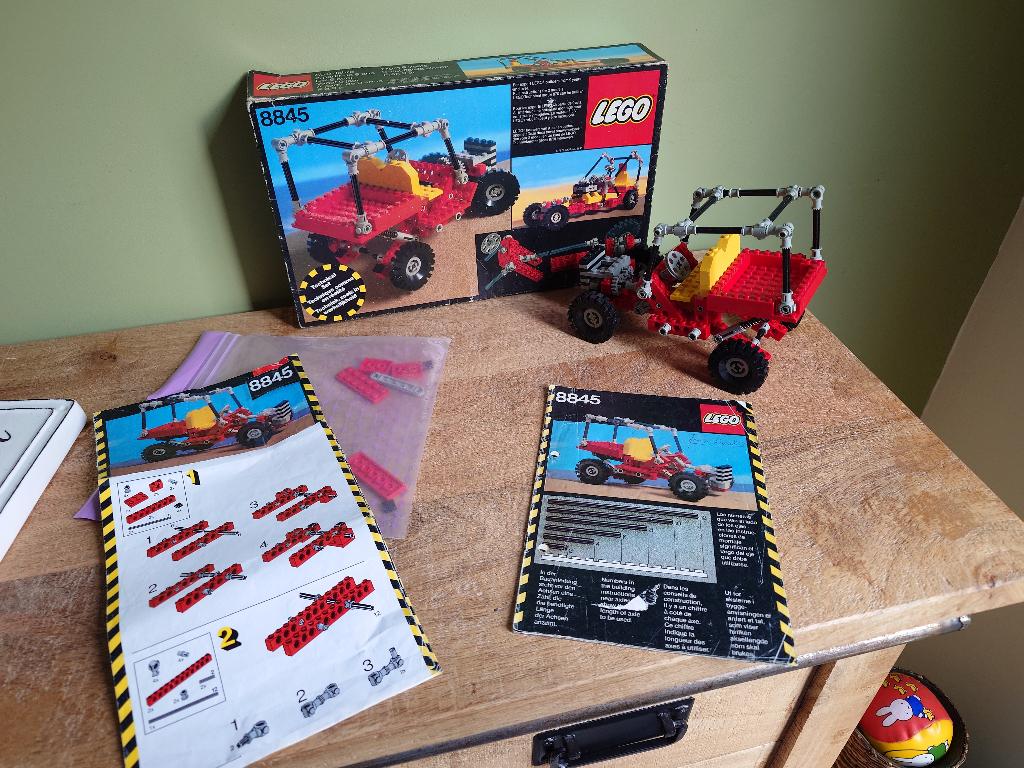 Lego Technic 8845 Dune Buggy – met doos, Kinderen en Baby's, Speelgoed | Duplo en Lego, Ophalen of Verzenden, Gebruikt, Complete set