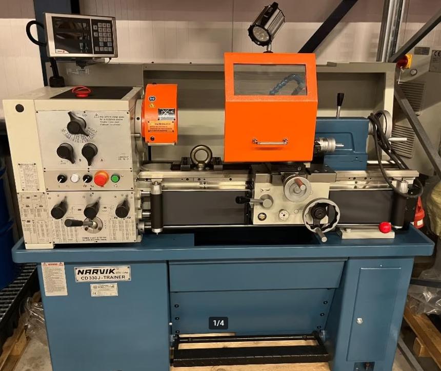 Draaibank NARVIK CD330J, Doe-het-zelf en Verbouw, Draaibanken, Ophalen, 500 tot 1000 mm, Nieuw, NARVIK