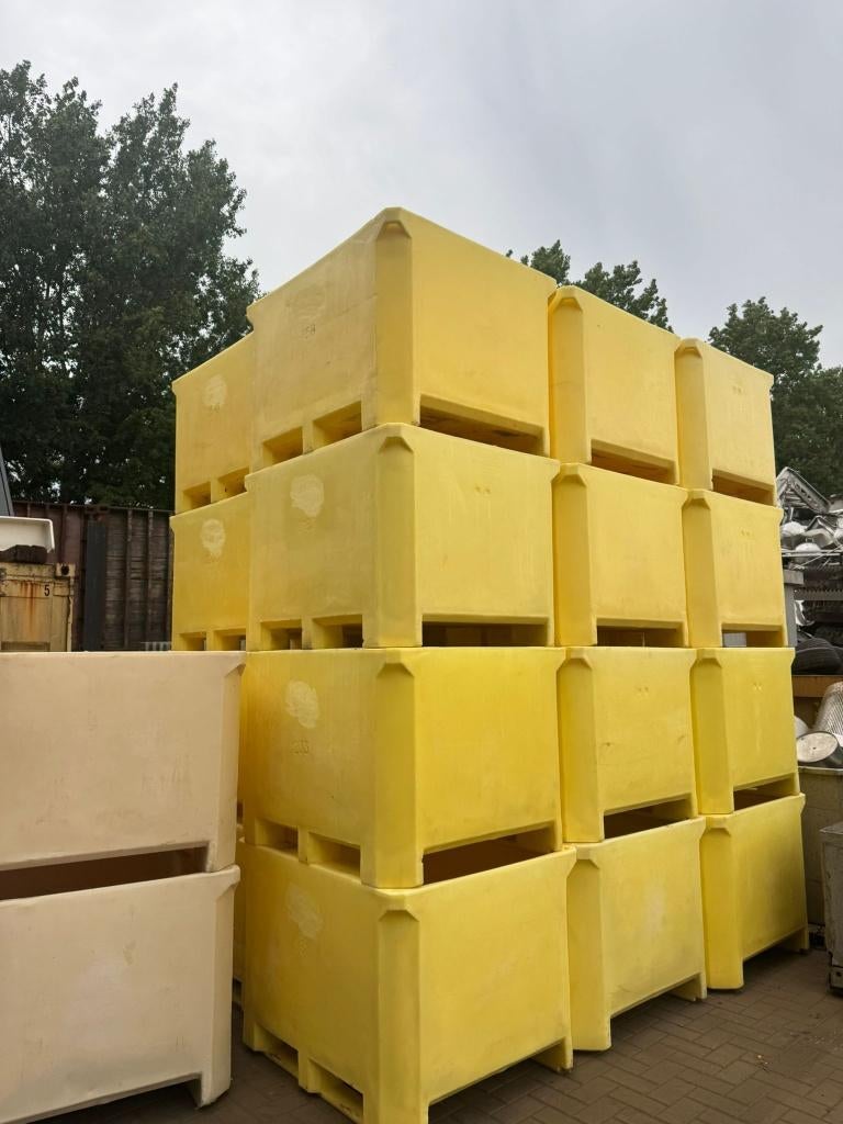 Pallet boxen / accu bakken, Zakelijke goederen, Kantoor en Winkelinrichting | Magazijn, Stelling en Opslag, Ophalen, Mvr, Naomi@maartenvanrijn.nl