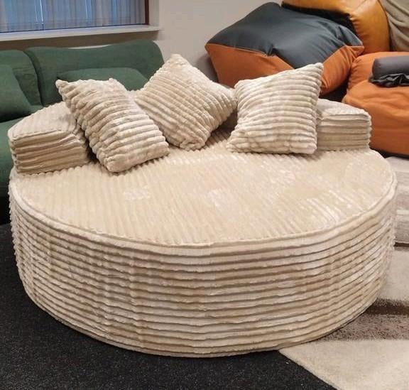 (NIEUW) 150cm Beige Loveseat ophalen, Ophalen, Tweepersoons, 75 tot 100 cm, Zo goed als nieuw