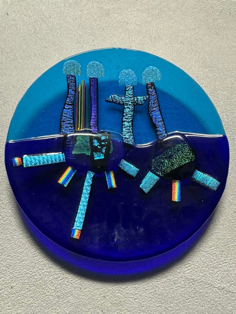 Prachtige kunst schaal, Ophalen