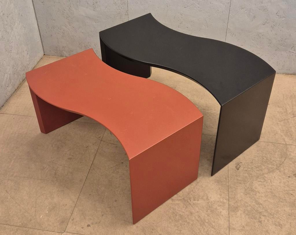 Leolux salontafels S10 Vesuvio – set, Ophalen, 50 tot 100 cm, Modern Design, 50 tot 100 cm