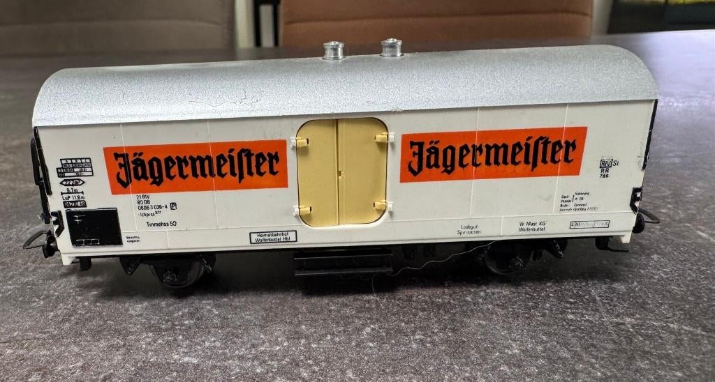Herkat HO 1351, Hobby en Vrije tijd, Modeltreinen | H0, Overige merken, Wisselstroom, Gebruikt, Wagon