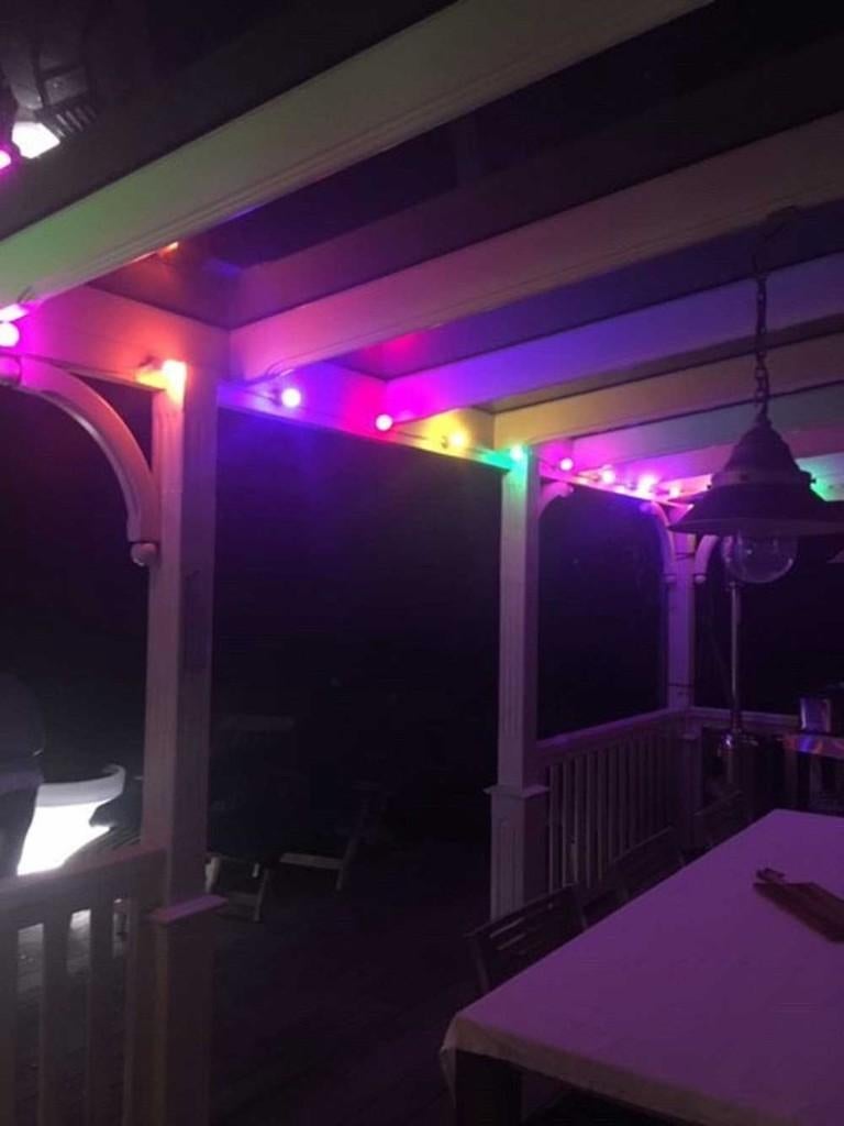 Prikkabel van 15 meter met gekleurde lampen, Ophalen of Verzenden, Nieuw, Overige