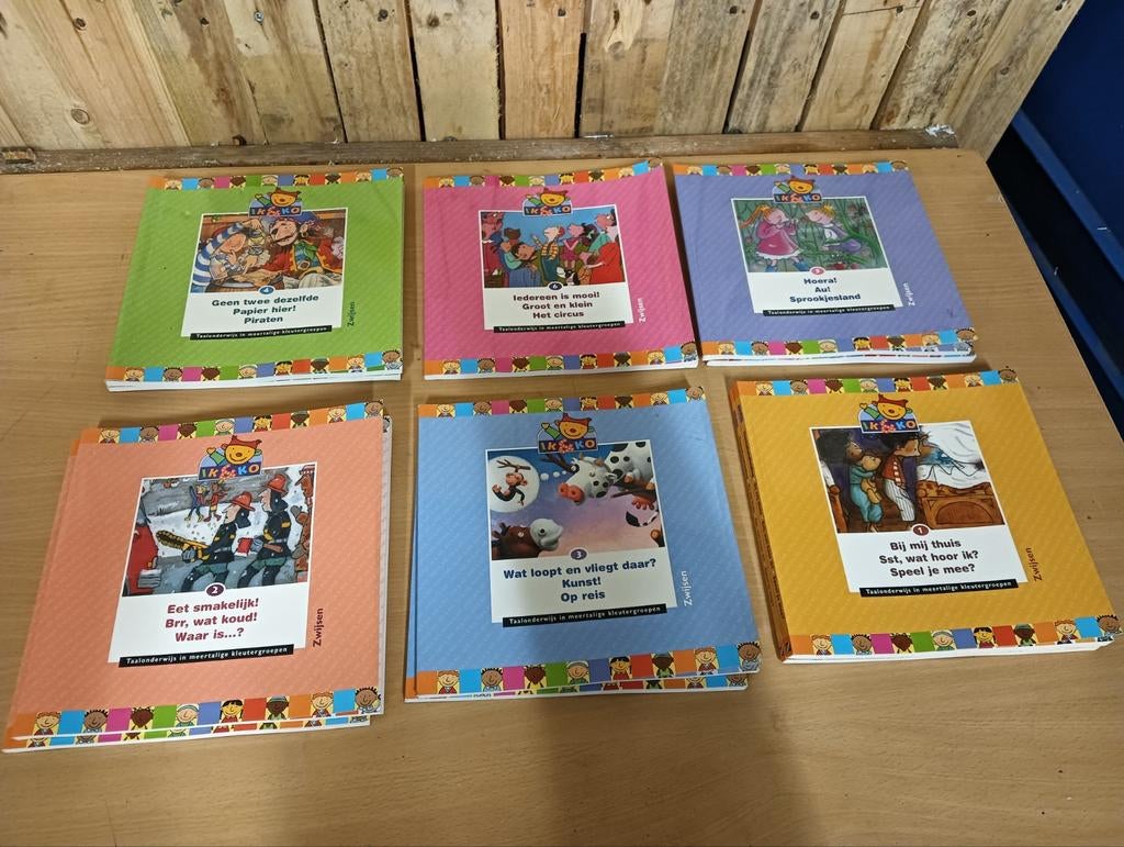 IKKO Leesboekjes - Set van 6, 3 tot 4 jaar, Ophalen of Verzenden, Zo goed als nieuw, Zwijsen