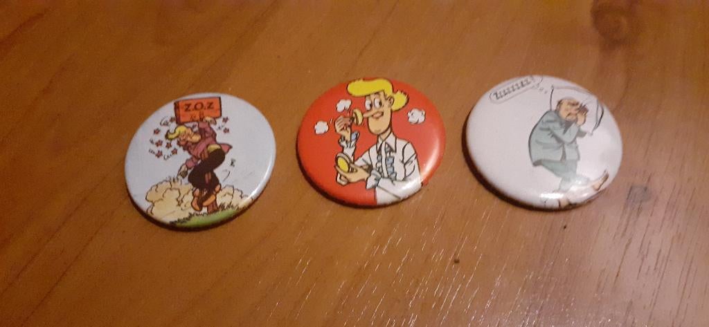 Suske en Wiske Buttons, Verzamelen, Ophalen of Verzenden, Zo goed als nieuw, Figuurtje, Button