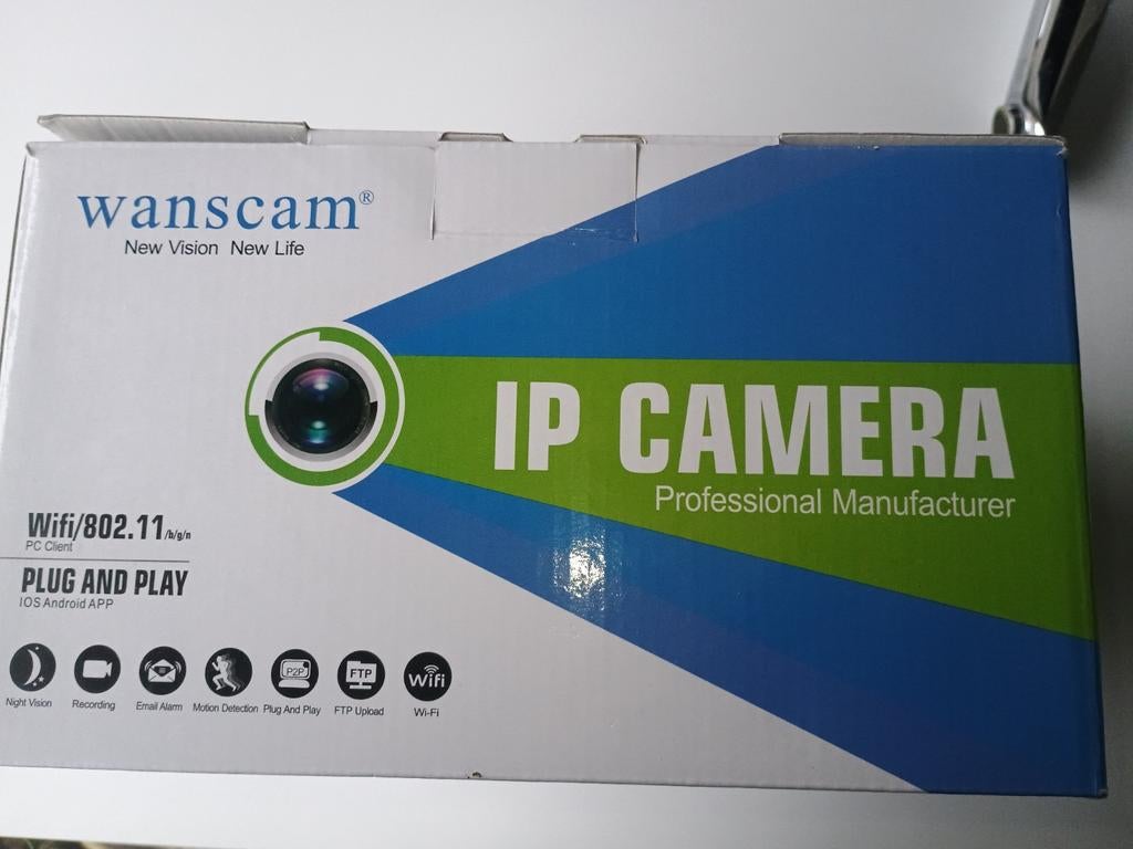 Wanscam wifi ip camera, Ophalen of Verzenden, Zo goed als nieuw, Buitencamera