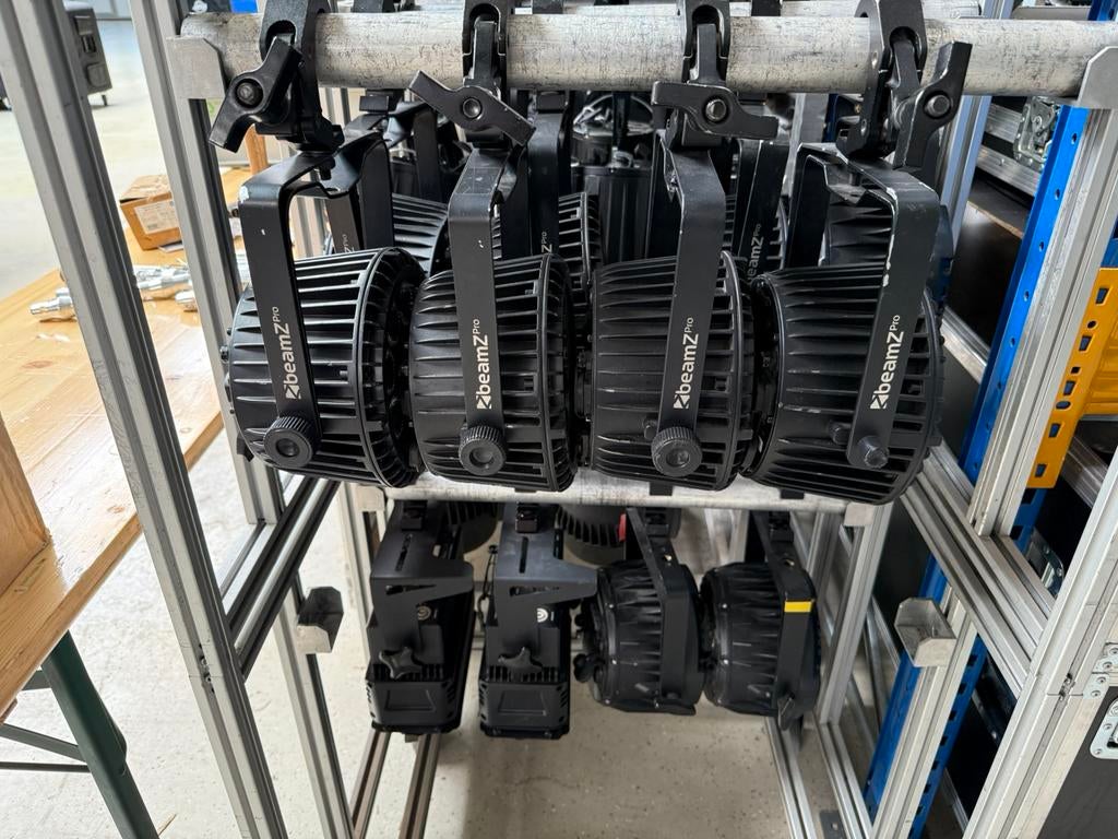 Accu parren 9*12watt IP PAR, Ophalen, Gebruikt, Licht