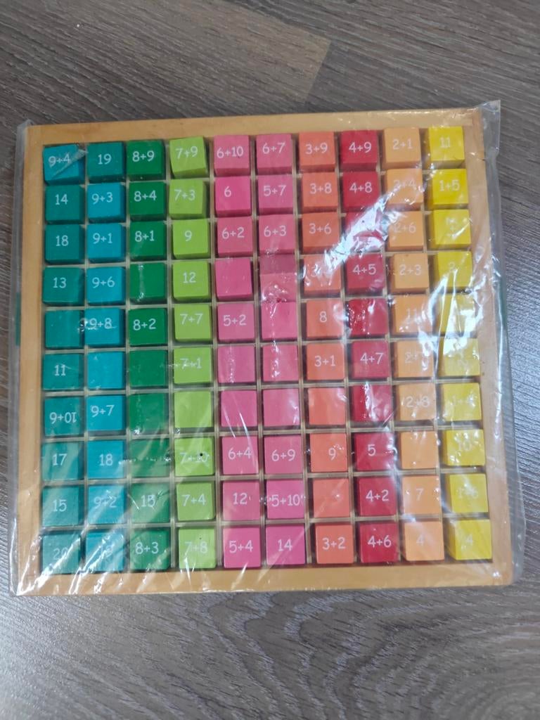 Houten Telraam Educatief Speelgoed rekenbord, Ophalen of Verzenden, Nieuw, Rekenen