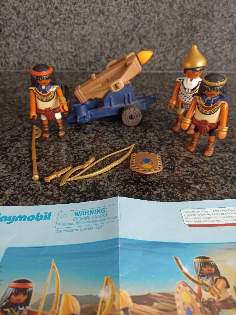 Playmobil Soldaten van de farao met ballista - 5388, Ophalen of Verzenden, Zo goed als nieuw, Complete set