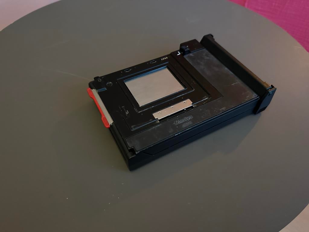 Mamiya Polaroid Filmback, Gebruikt, Spiegelreflex, Ophalen of Verzenden, Overige Merken