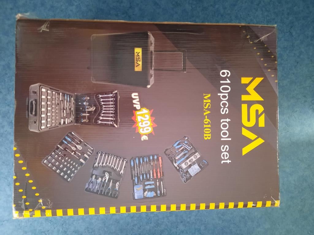 MSA Gereedschapskist 610-delig - Nieuw in doos, Ophalen of Verzenden