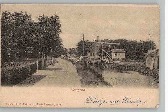 Westzaan st 1904, Verzenden, Voor 1920, Gelopen, Noord-Holland