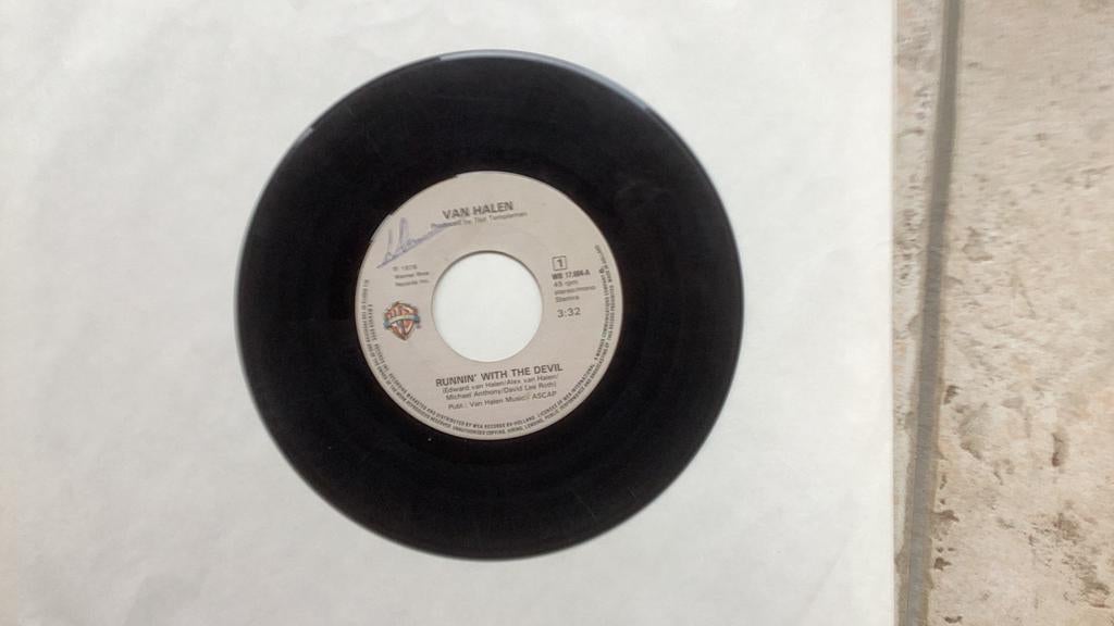 Single Van Halen: Runnin’ with the devil, Gebruikt, 7 inch, Single, Ophalen of Verzenden