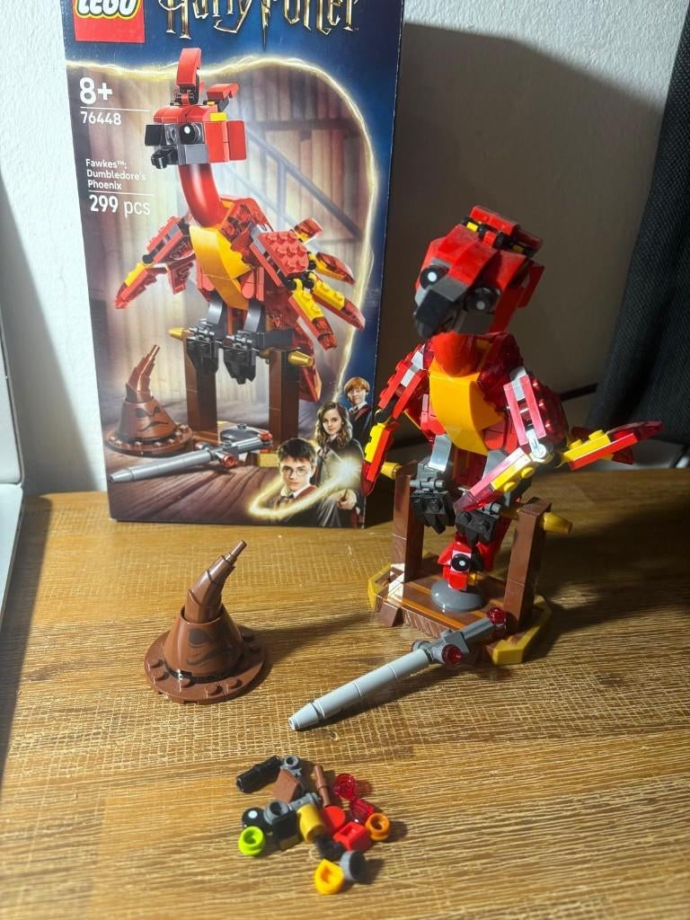 LEGO Harry Potter 76448 Fawkes: Dumbledore's Phoenix, Ophalen of Verzenden, Zo goed als nieuw, Complete set, Lego