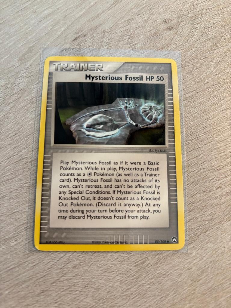 Mysterious Fossil 85/108 EX Power Keepers - Pokémon Kaart, Ophalen of Verzenden, Nieuw, Losse kaart