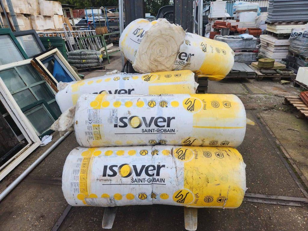 172 - Isover glaswol isolatie, Gebruikt, 15 m² of meer, Glaswol, Ophalen