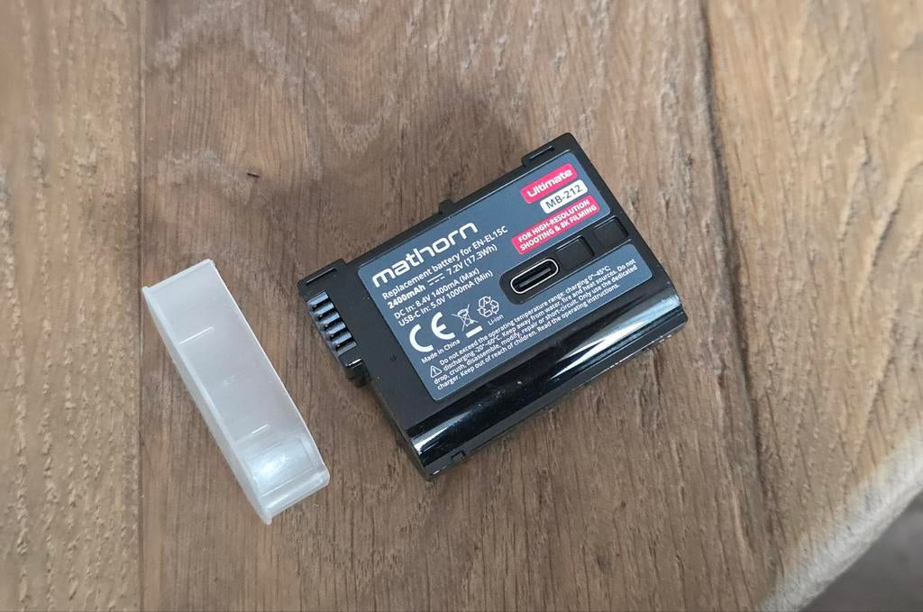 Mathorn EN-EL15C Batterij voor Nikon - Zo Goed Als Nieuw, Ophalen of Verzenden, Zo goed als nieuw