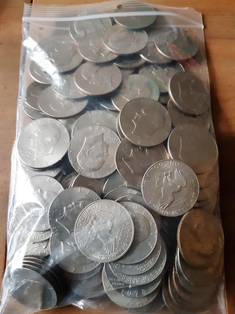 100 eisenhouwerdollar usa  kk  f.25.11, Postzegels en Munten, Munten | Amerika, Ophalen, Noord-Amerika