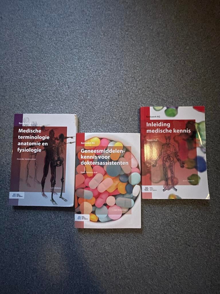 Boeken voor opleiding doktersassistent, Ophalen of Verzenden
